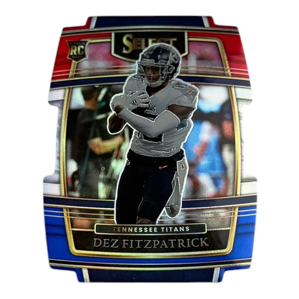 2021 Panini Select Dez Fitzpatrick RC #72 Red White Blue Prizm Die-Cut‎ Titans
